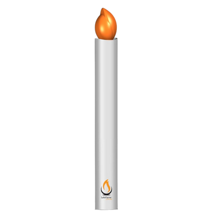 LED Taper Candle: Classic Amber