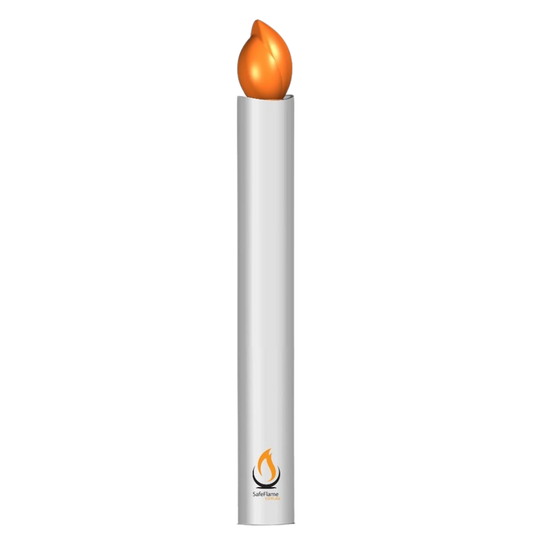 LED Taper Candle: Classic Amber