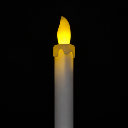 Close-up of SafeFlame Classic realistic warm LED flame