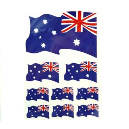 SafeFlame™ Australia Flag Temporary Tattoos