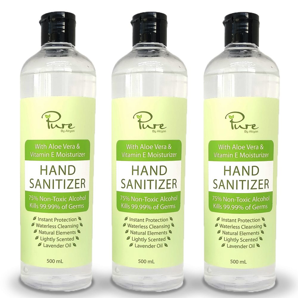 Hand Sanitizer 500ml - 3 Pack