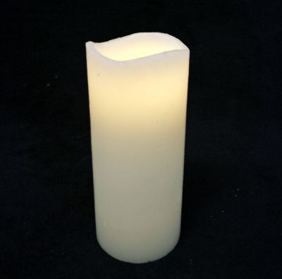 Extra Large Wax Pillar Warm White